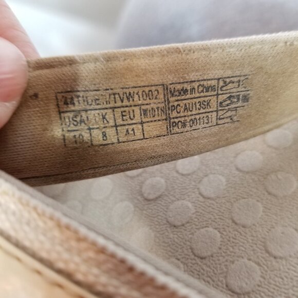 VIONIC Tide Women's Leather Orthotic Flip Flop Pale Yellow Size 10 ~ 4124 - Picture 7 of 7